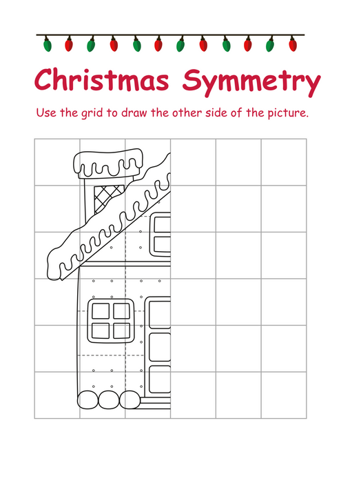 Colouring - Christmas Symmetry