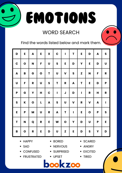 Word search - Emotions