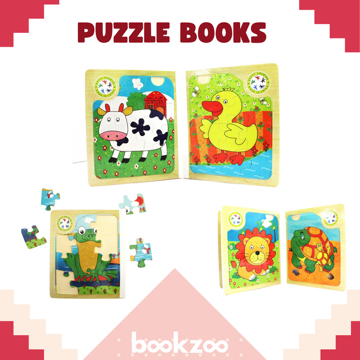Animals jigsaw puzzle book