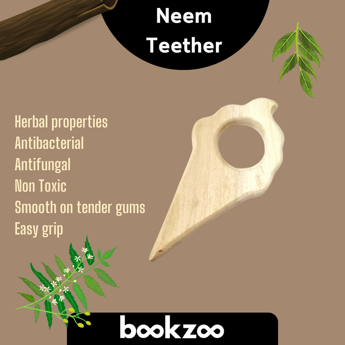 Neem Teether - Cone Shape