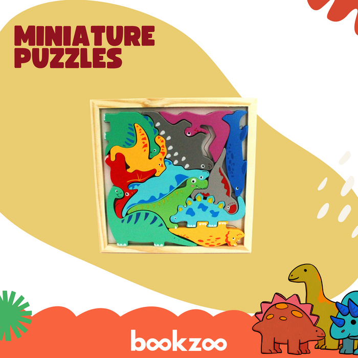 Miniature puzzle - Dinosaurs set