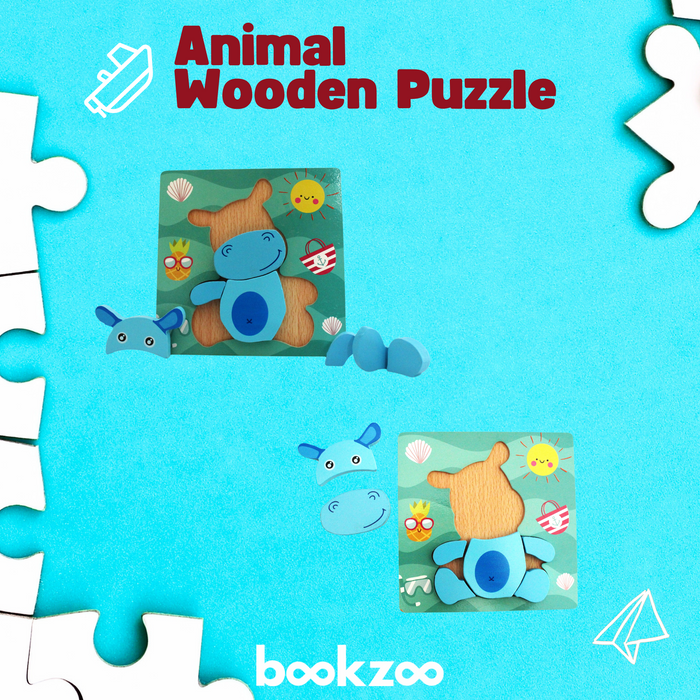 Jigsaw puzzle - Hippo