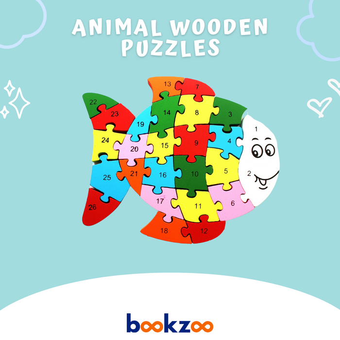 Wooden Animal Puzzle - Fish