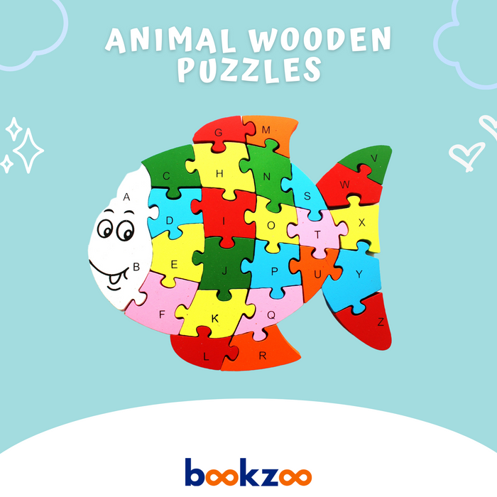 Wooden Animal Puzzle - Fish