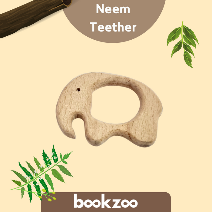 Neem Teether - Elephant Shape