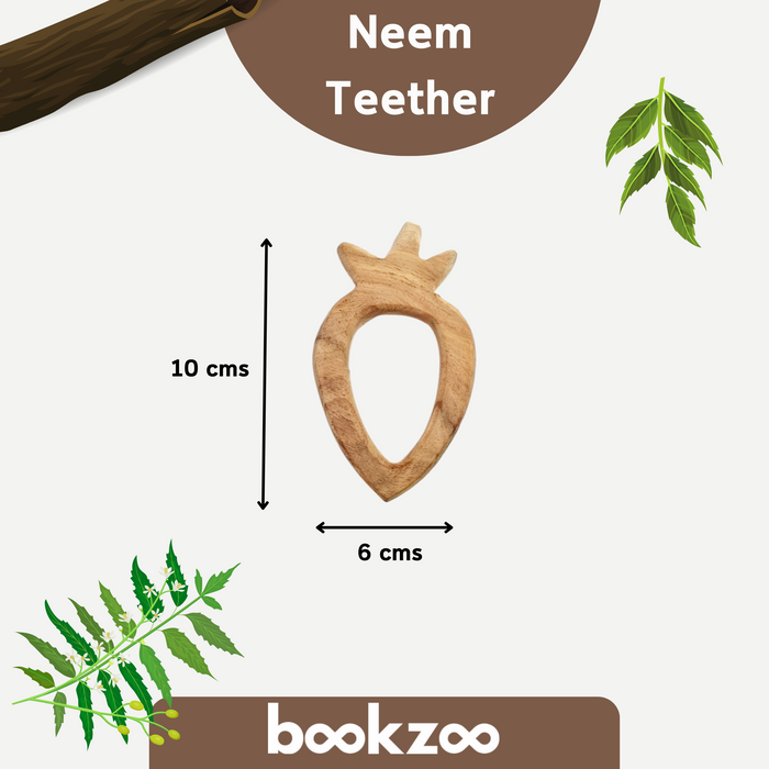 Neem Teether - Pineapple Shape