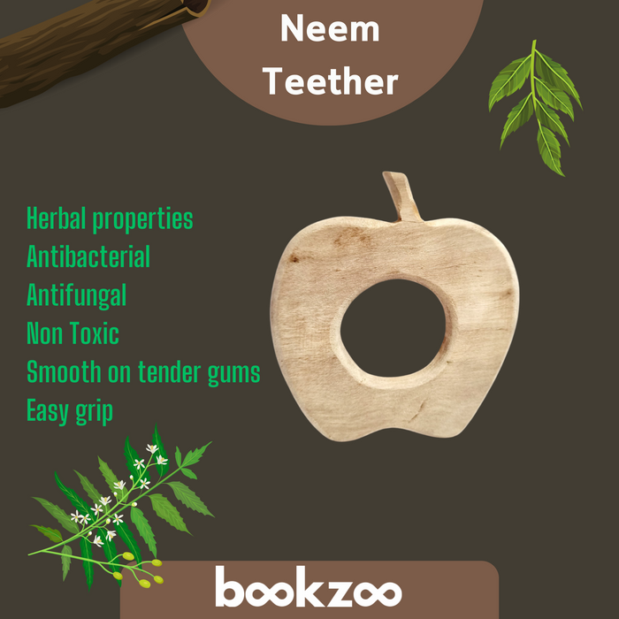 Neem Teether - Apple Shape