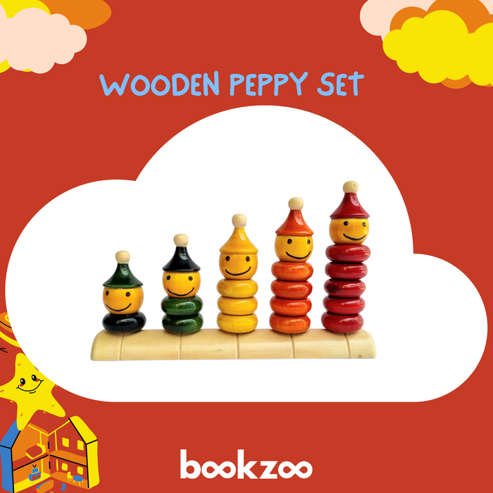 Wooden Peppy Set