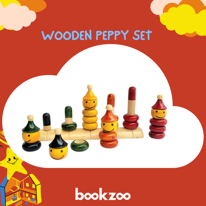 Wooden Peppy Set