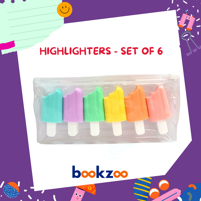 Highlighters - Icecandy - 6 pieces per set
