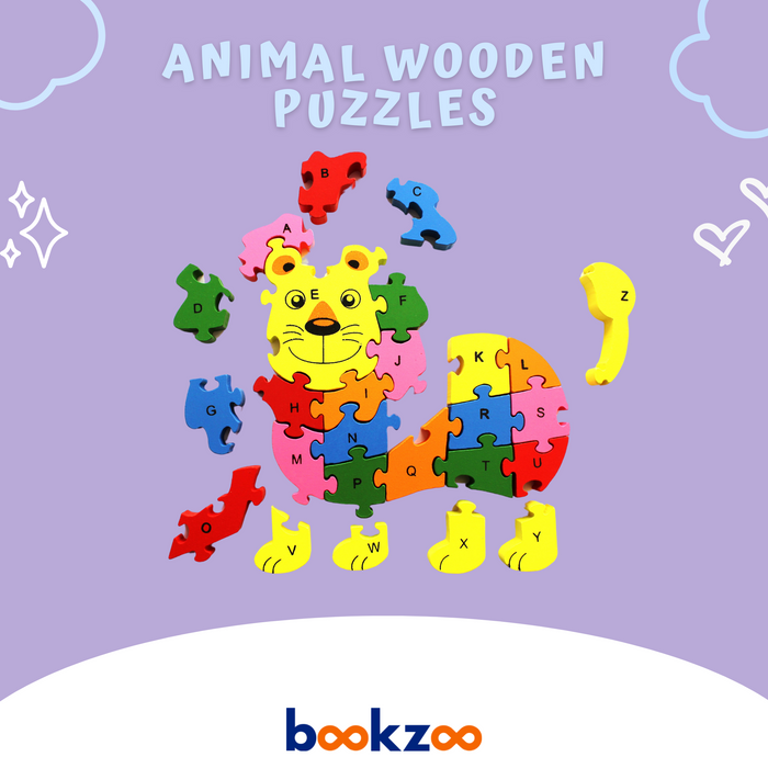 Wooden Animal Puzzle - Lion