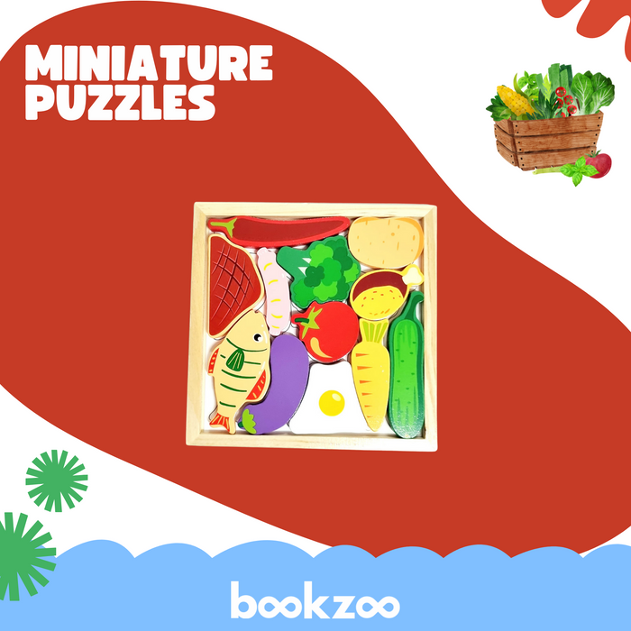 Miniature puzzle - Vegetables set