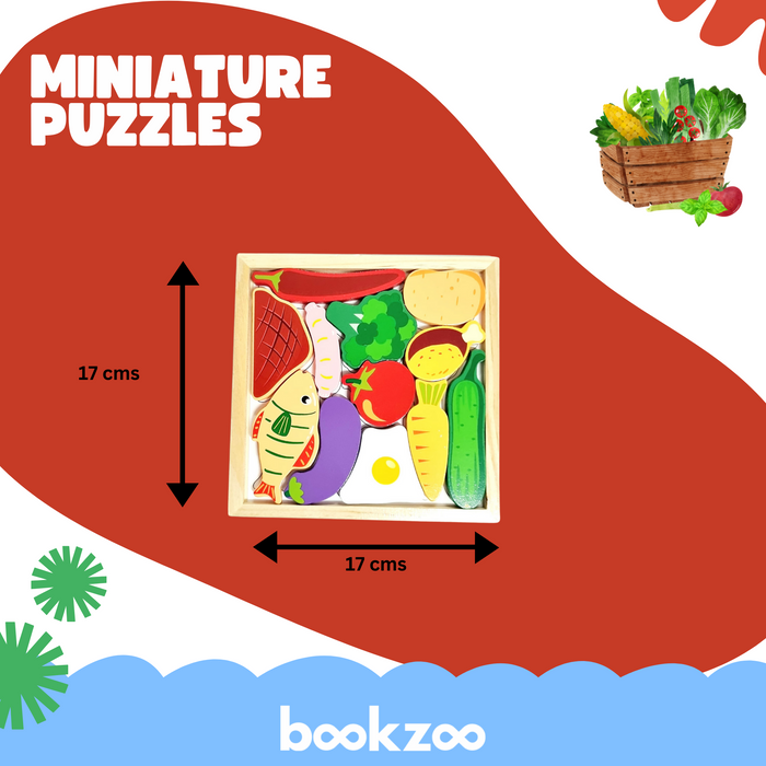 Miniature puzzle - Vegetables set