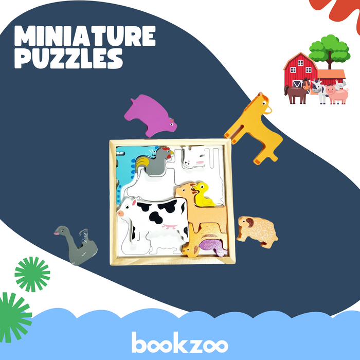 Miniature puzzle - Domestic Animals set
