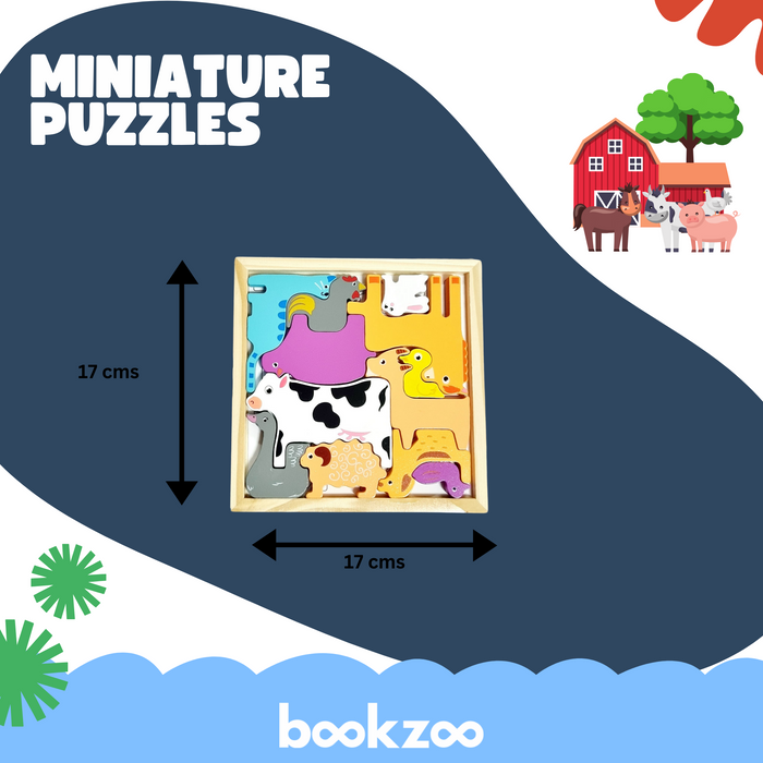 Miniature puzzle - Domestic Animals set
