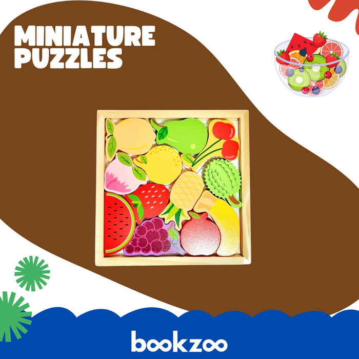 Miniature puzzle - Fruits set