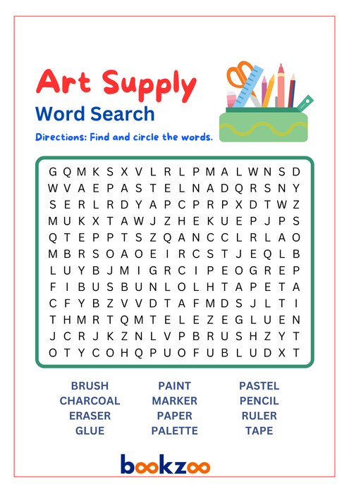 Word search - Art Supply