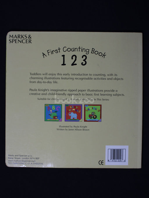 1 2 3 A first counting Book