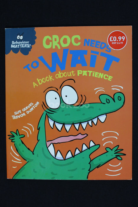 Croc needs to wait a book about patience 