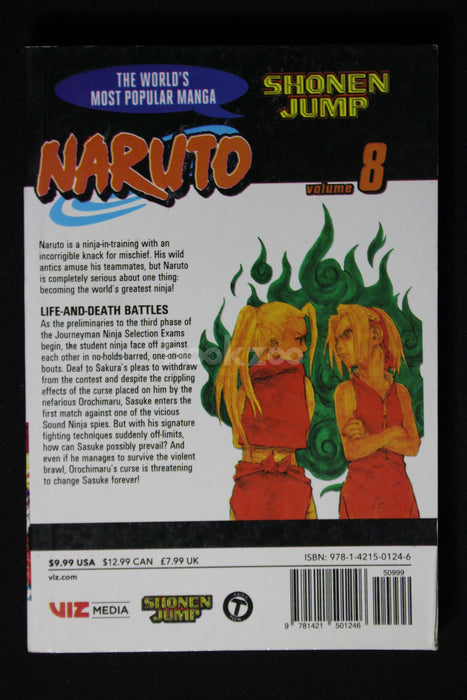 Naruto, Vol. 08: Life-and-Death Battles
