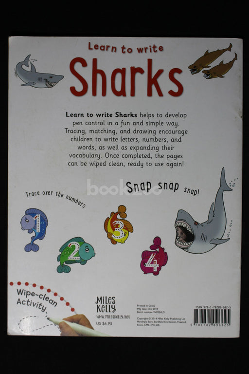 Sharks Wipe-Clean Activity Book