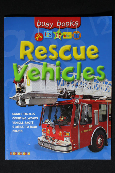 Busy Books: Rescue Vehicles