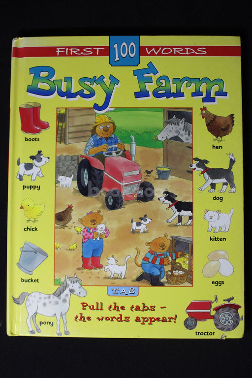 First 100 words Busy farm 