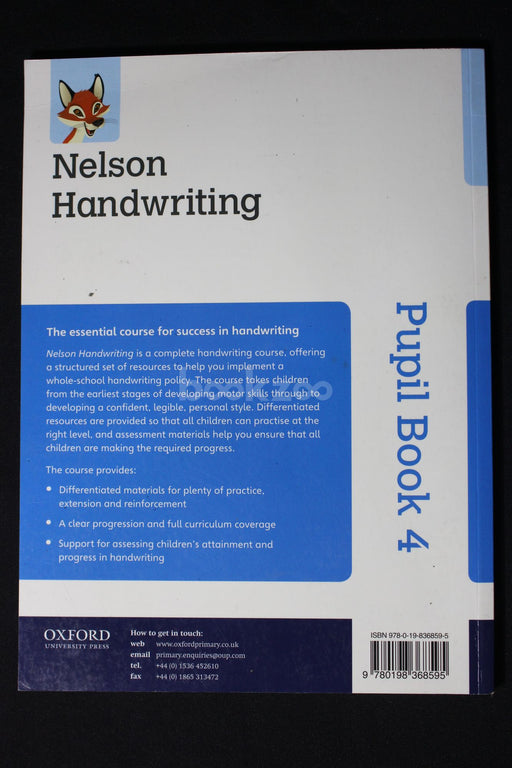 Nelson Handwriting-Pupil Book 4