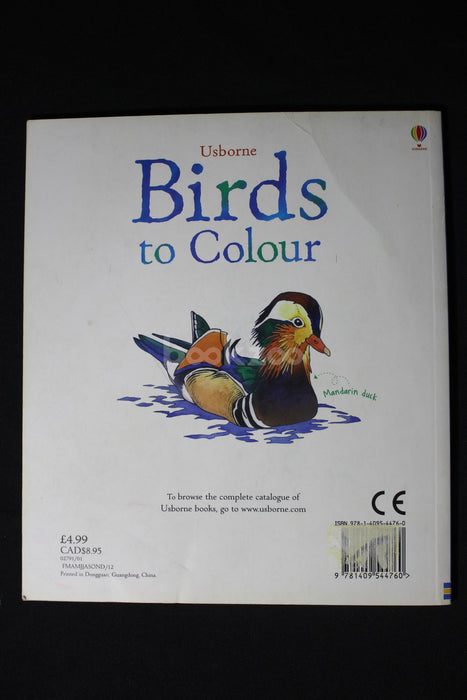 Birds To Colour