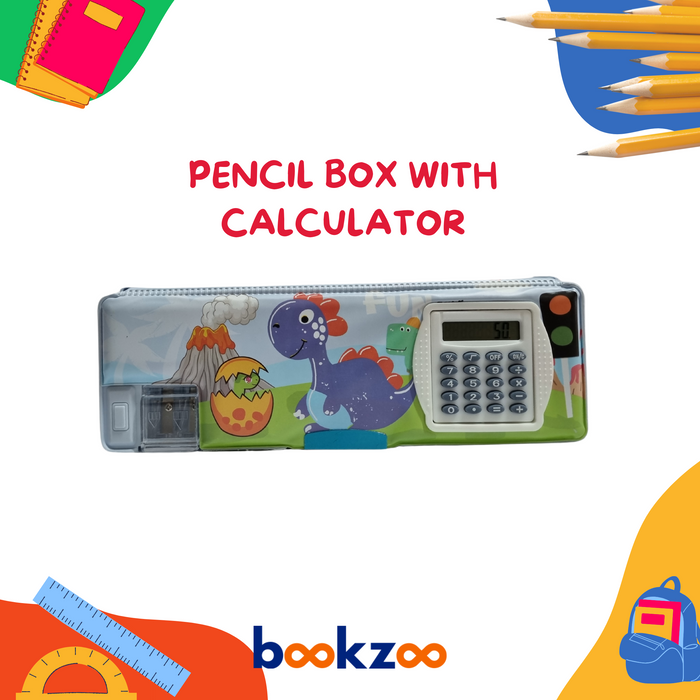 Pencil Box with Calculator