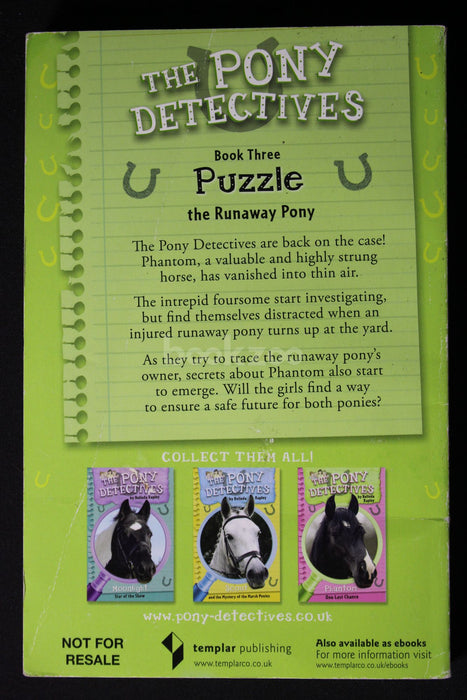 The Pony Detectives: Puzzle the Runaway Pony