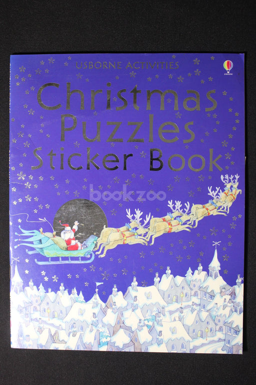 Christmas Puzzles Sticker Book