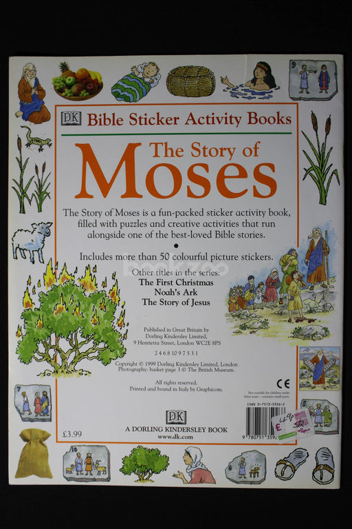 The story of Moses ( bible sticker activity books )
