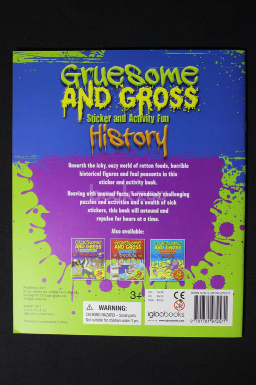 Gruesome and gross : Sticker and activity fun history 