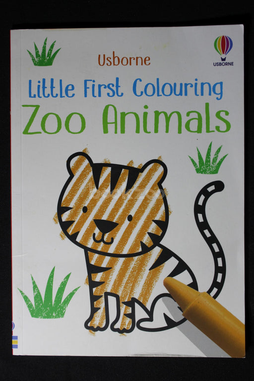 Usborne Little first colouring : Zoo animals 