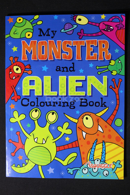 My monster and alien colouring book 