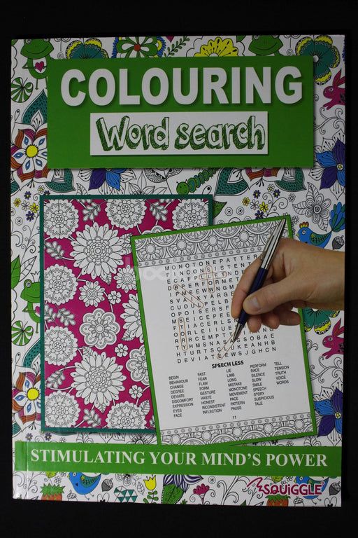 Colouring word search