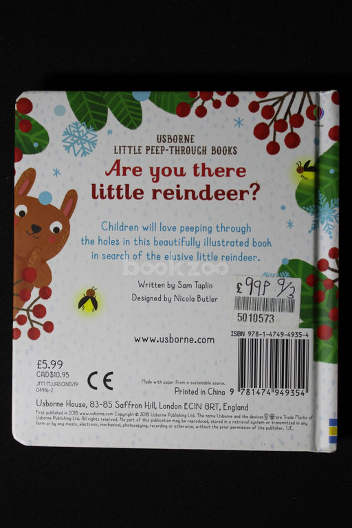 Are You There Little Reindeer? (Little Peep-Through Books)