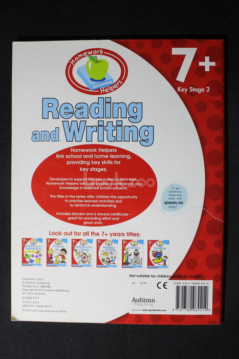 Reading & Writing (Homework Helpers)-7+