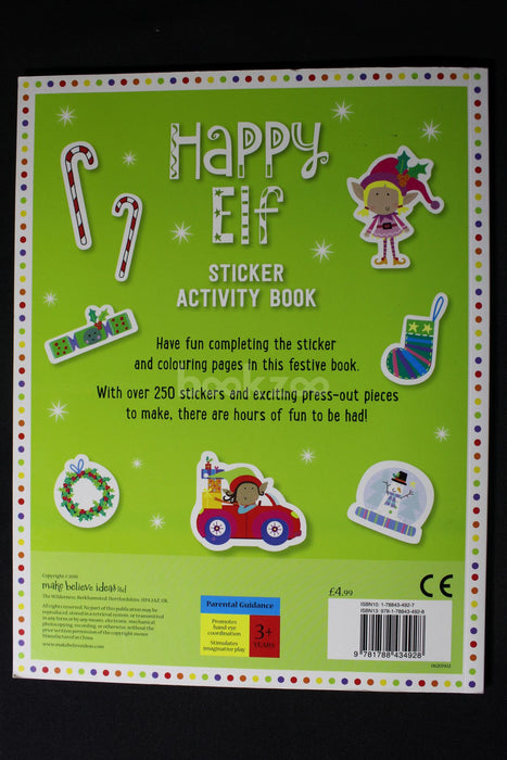 Happy Elf - Sticker Activity Book