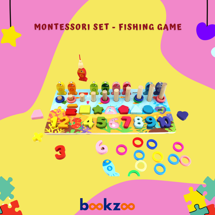 Montessori Set - Fishing Game