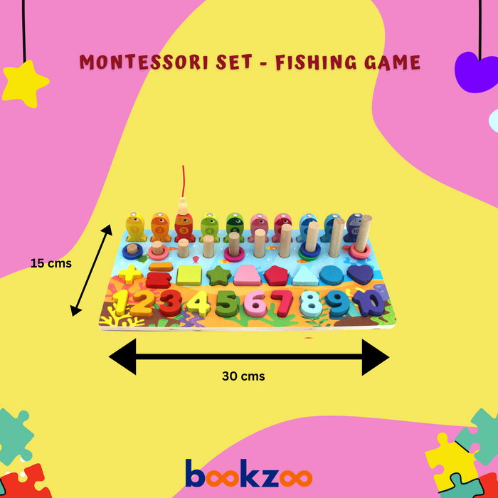 Montessori Set - Fishing Game