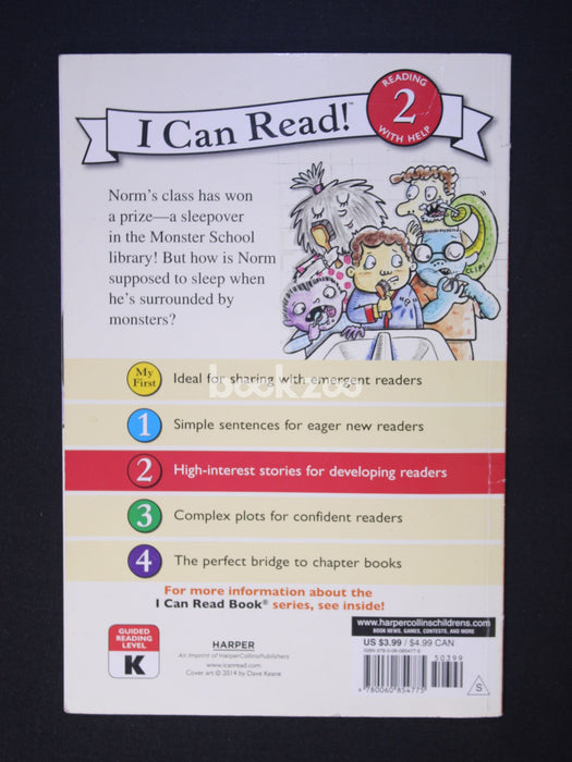 I can Read: Monster School, The Spooky Sleepover, Level 2