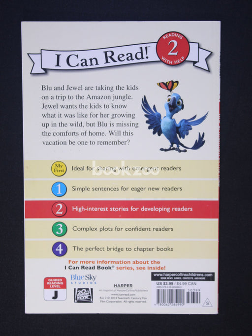 I can Read: Vacation in the Wild (Rio 2), Level 2