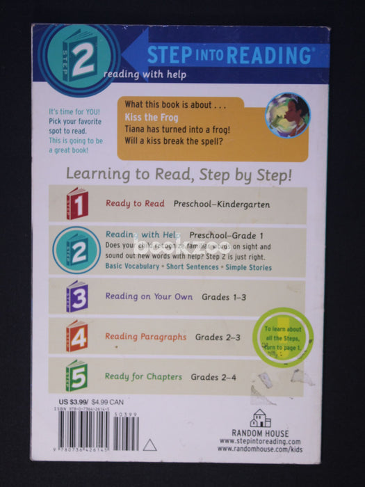 Step into Reading: Disney's The Princess & The Frog, Level 2