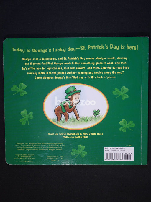 Happy St. Patrick's Day, Curious George tabbed board book