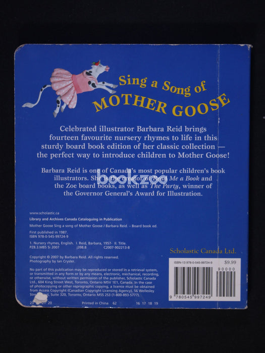Sing a Song of Mother Goose