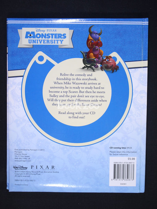 Disney Monsters University Book and CD