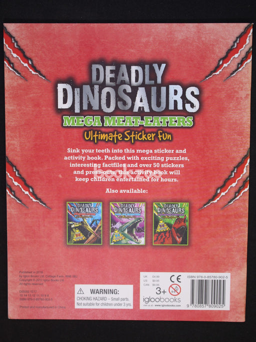 Deadly Dinosaurs Mega Meat Eaters