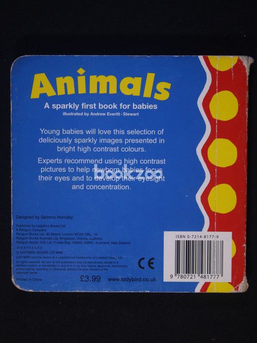 Animals A sparkly first book for babies